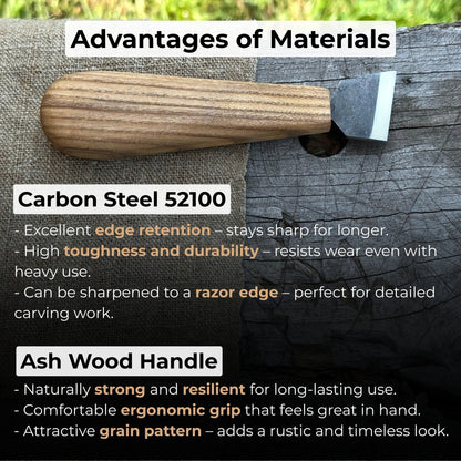 Chip Carving Knife, 3 cm (1.2 inches)