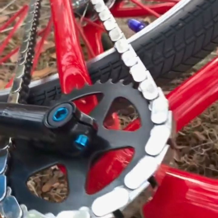 Chrome Chain Caps