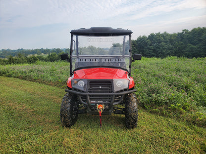 Coleman UT400/HiSun HS 400 - 2 Pc Windshield w/Clamp, Hard Coat and Vent Options