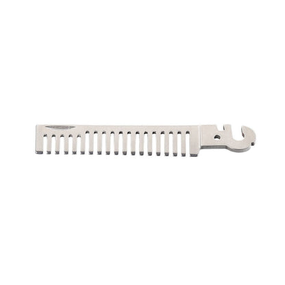 Stainless Steel Comb - Long, 1 slot