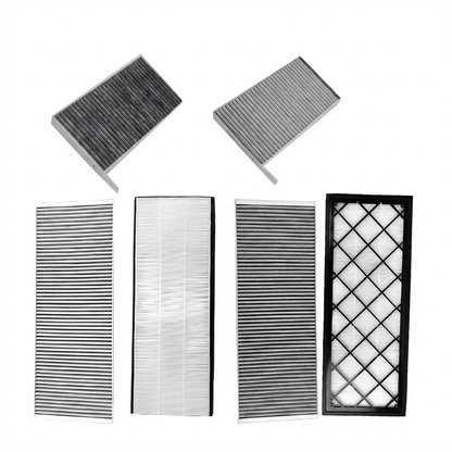 Complete HEPA Cabin Air Filter Set for Model Y | Upper & Lower 4-Pack/ Internal & External 6-Pack