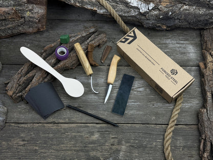 Craft Your Own Wooden Spoon – All-in-One Whittling Kit