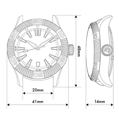 Crawler One - Ceramic-Enamel Dial - Kraken’s Wrath - Preorder