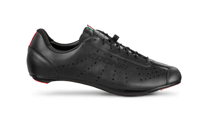 CRONO CV1 Vintage Road Cycling Shoes - Black w/Carbon Fiber Soles - Size 46