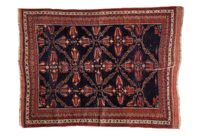 4x5.5 Antique Fine Afshar Rug