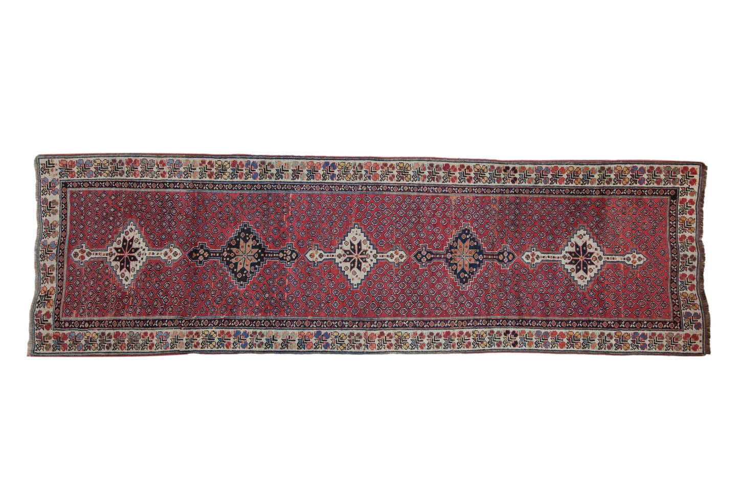 3x10.5 Vintage Kurdish Rug Runner