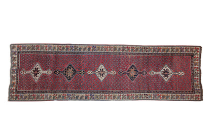 3x10.5 Vintage Kurdish Rug Runner