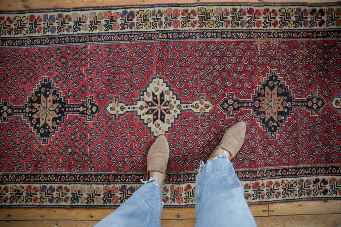 3x10.5 Vintage Kurdish Rug Runner