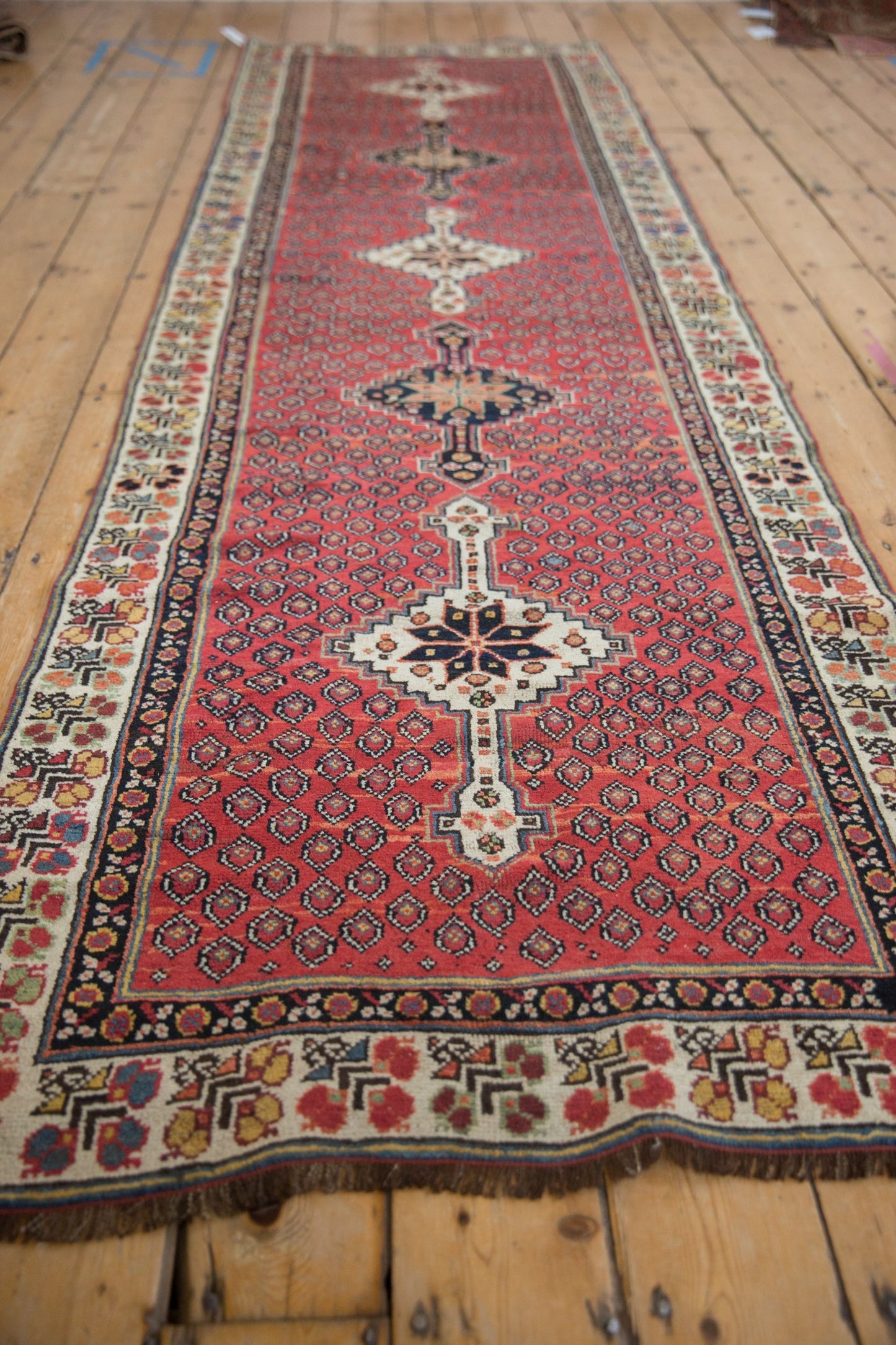 3x10.5 Vintage Kurdish Rug Runner