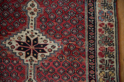 3x10.5 Vintage Kurdish Rug Runner