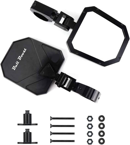 Side Mirrors Can Am Maverick X3 Premium Aluminum w/ Direct & 1.875" Roll Cage