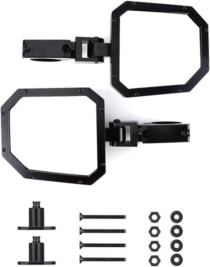 Side Mirrors Can Am Maverick X3 Premium Aluminum w/ Direct & 1.875" Roll Cage