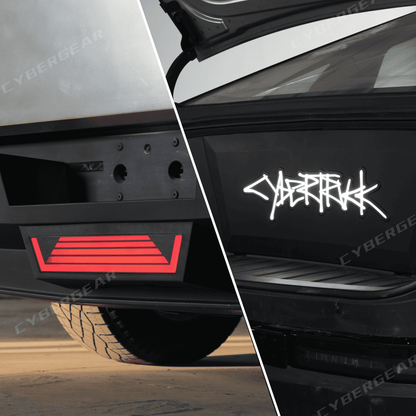 Cybertruck Frunk Accent Light Animated LED Lettering