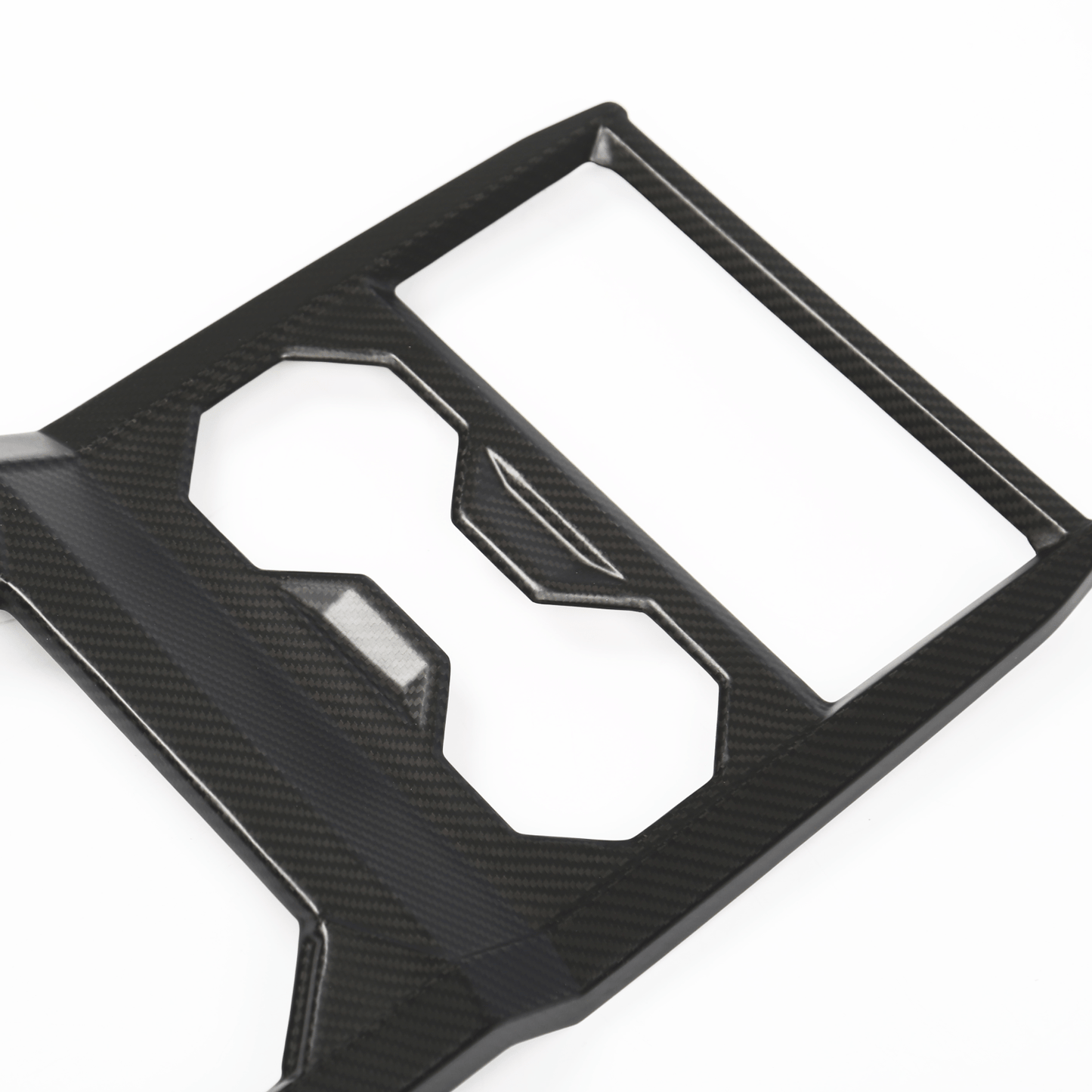 [Real Carbon Fiber] Front Drain Cup Panel For Cybertruck (Glossy/Matte)