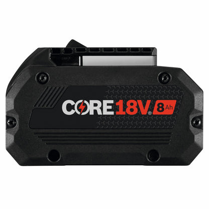 BOSCH GXS18V-16N14 18V Starter Kit with (1) CORE18V® 8 Ah High Power Battery and (1) 18V 16 Amp Battery Turbo Charger