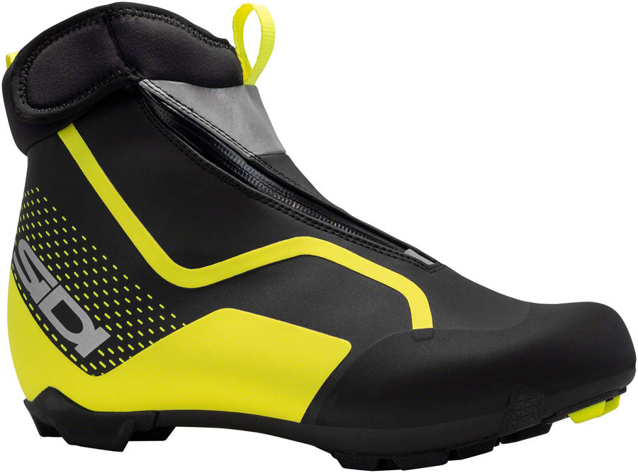 SIDI Algor Primaloft Cycling Boots - BLK/YLW Fluorescent Size 44  Millennium Fit