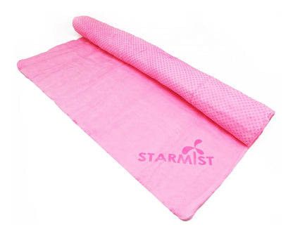 Sunneday Premium X-Large Cooling Towel | Snap to Activate | Neon Green & Pink