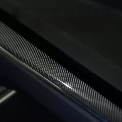Dry Carbon Fiber Dashboard Panel Overlay for Model S/X 2021+ | 3 Finishes | UV Protected | Peel & Stick