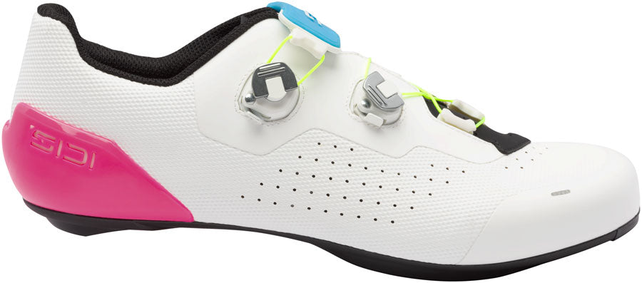 SIDI Genius X WYVE Road Shoes - Men's White Fluo 45