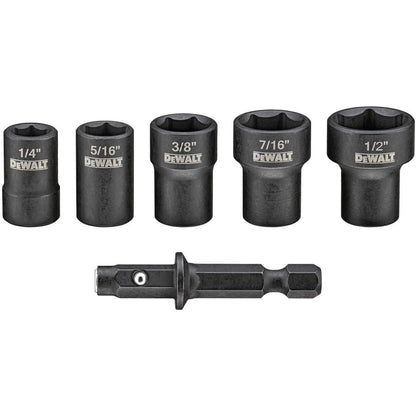 DeWalt DWADND-5 Nut Driver Set Detachable 5-Piece