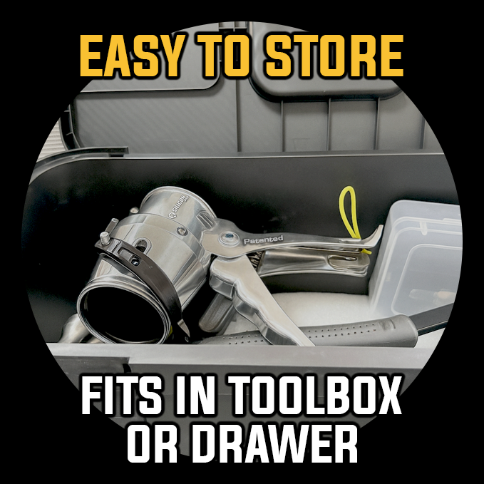 SILIGUN™ PRO Compact 24:1 Caulking Gun - Scraper Kit