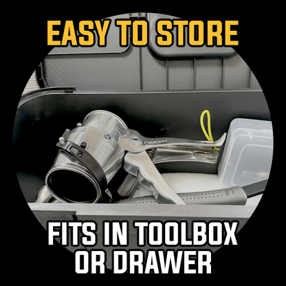 SILIGUN™ PRO Compact 24:1 Caulking Gun - Scraper Kit