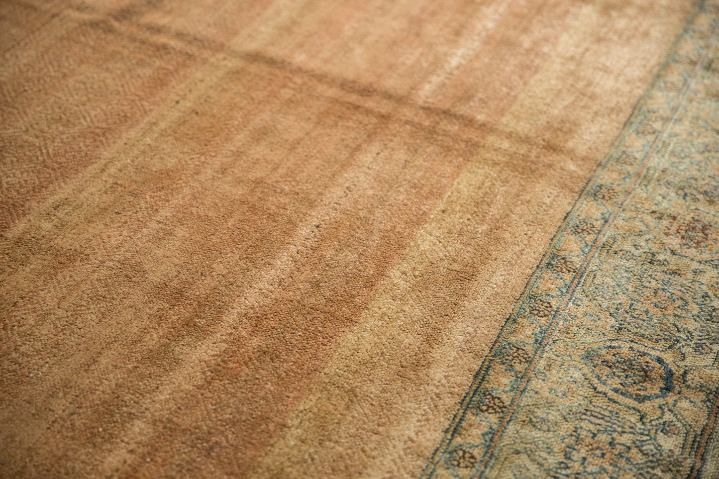 12.5x20 Antique Distressed Bibikabad Carpet