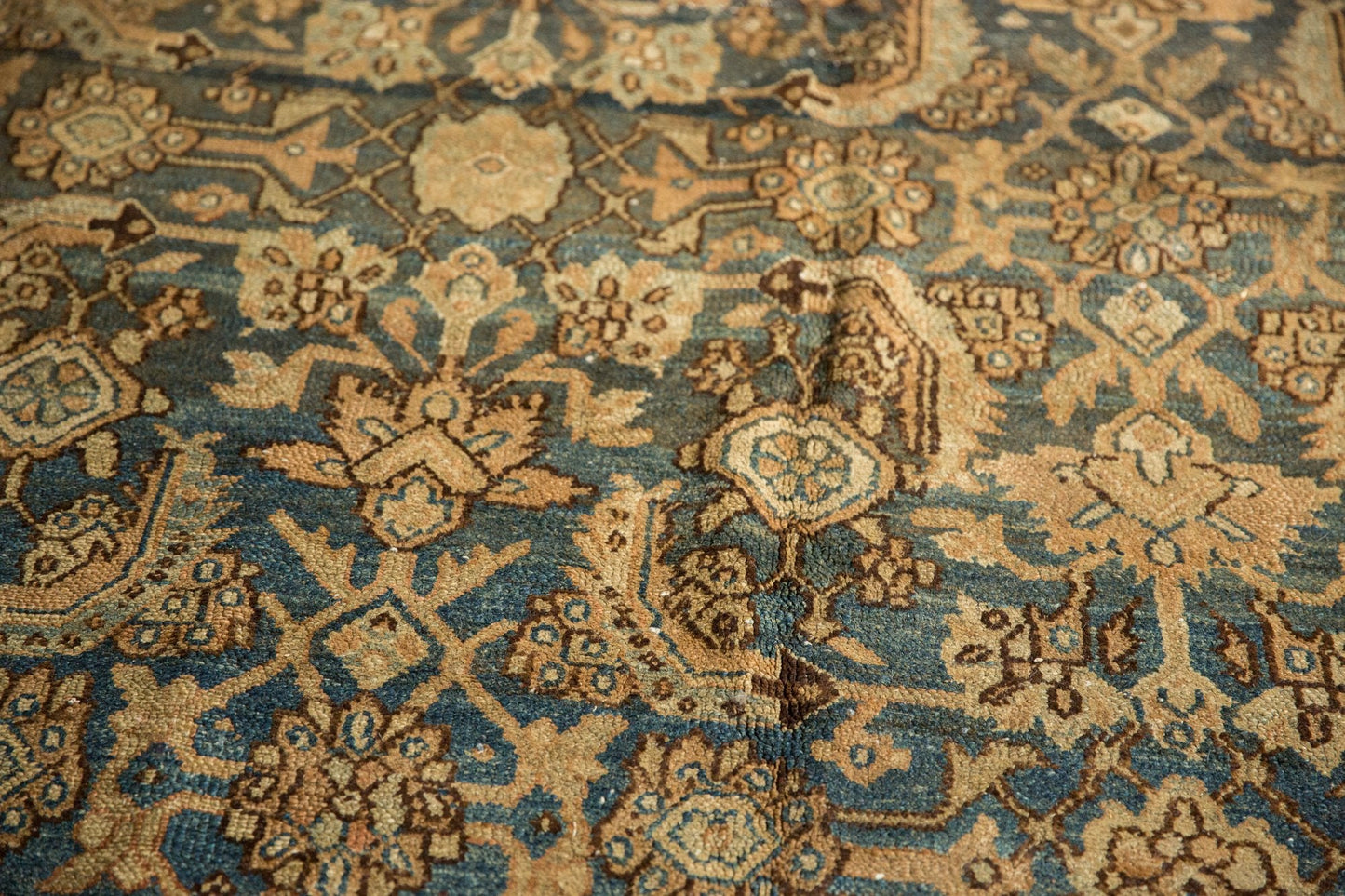 12.5x20 Antique Distressed Bibikabad Carpet