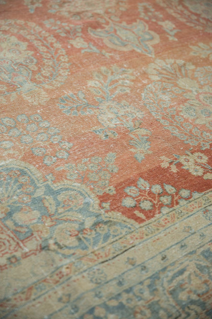 9.5x13.5 Vintage Distressed Mahal Carpet