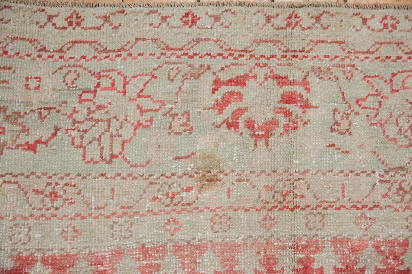 10x14 Vintage Distressed Oushak Carpet