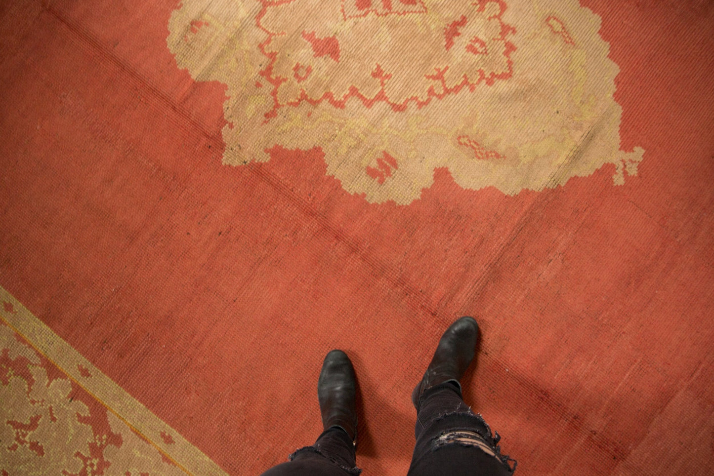 12x16 Vintage Oushak Carpet