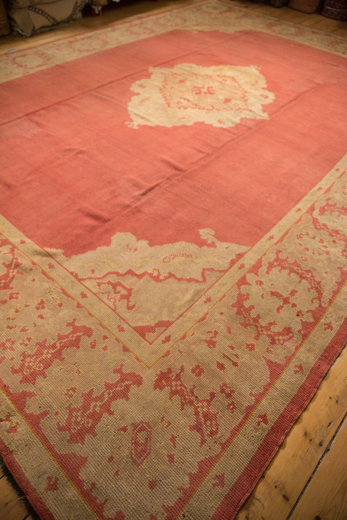 12x16 Vintage Oushak Carpet