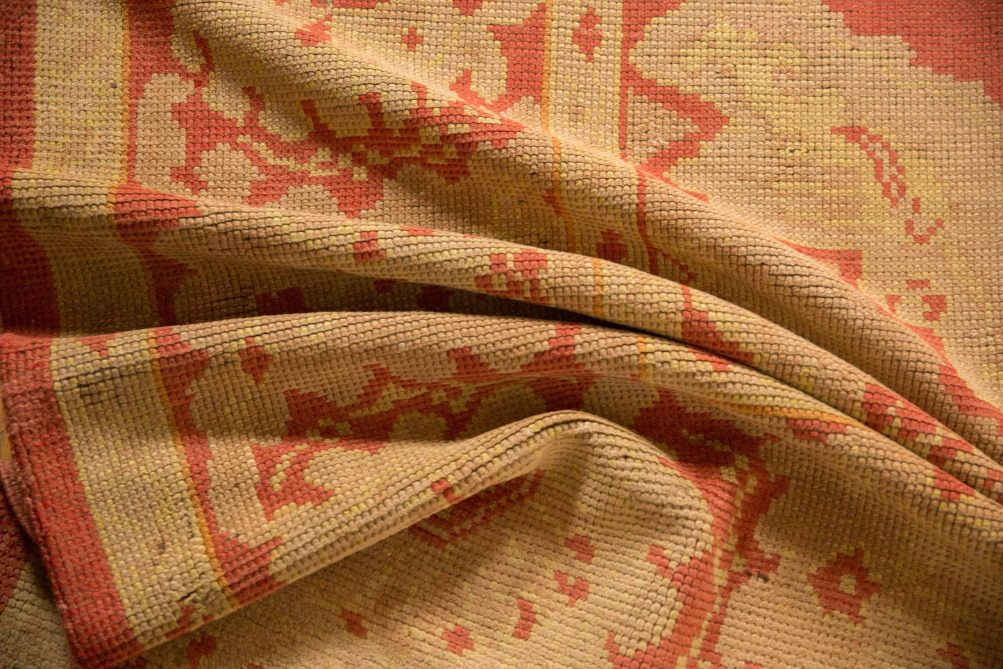 12x16 Vintage Oushak Carpet