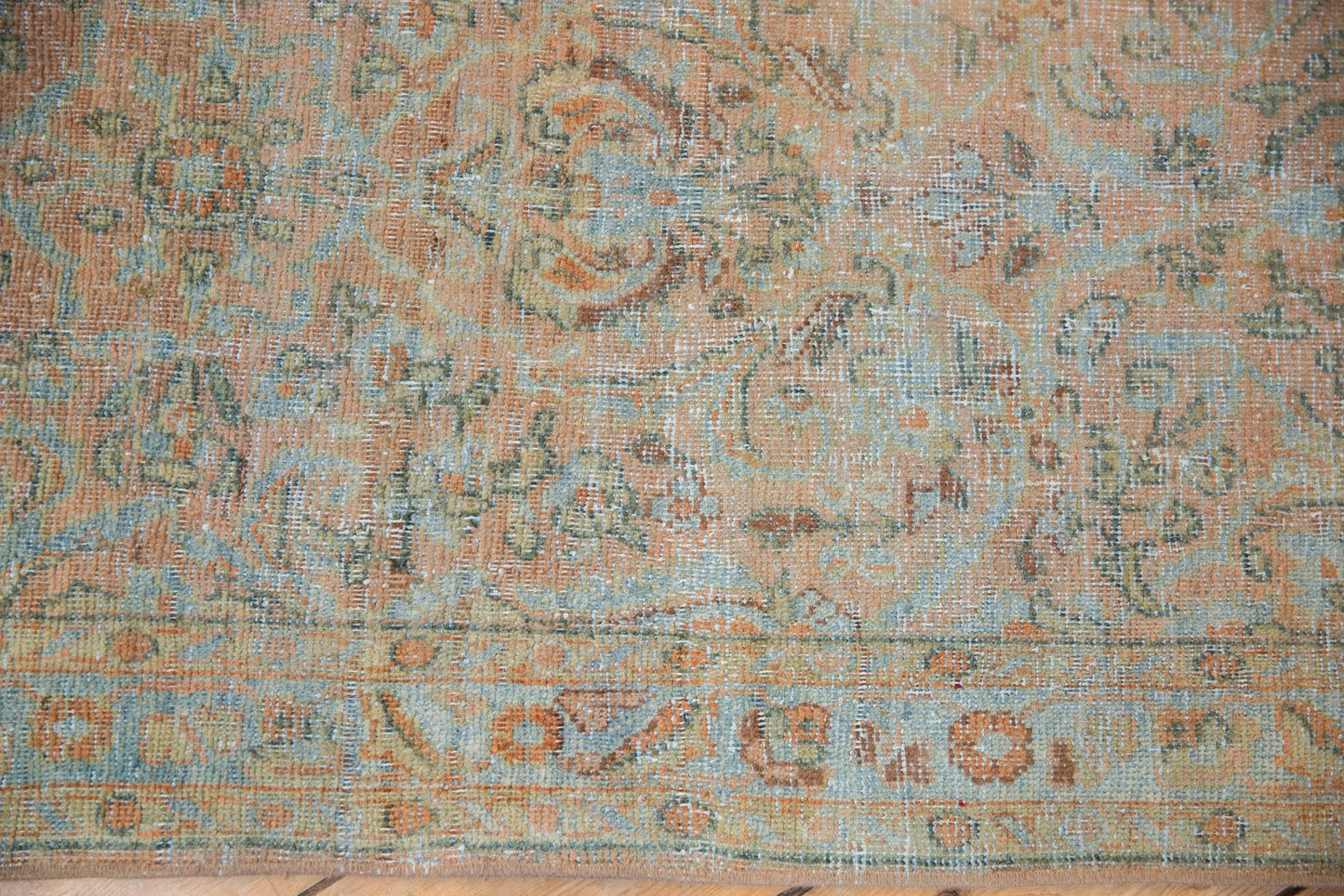 2.5x19 Vintage Distressed Sarouk Rug Runner