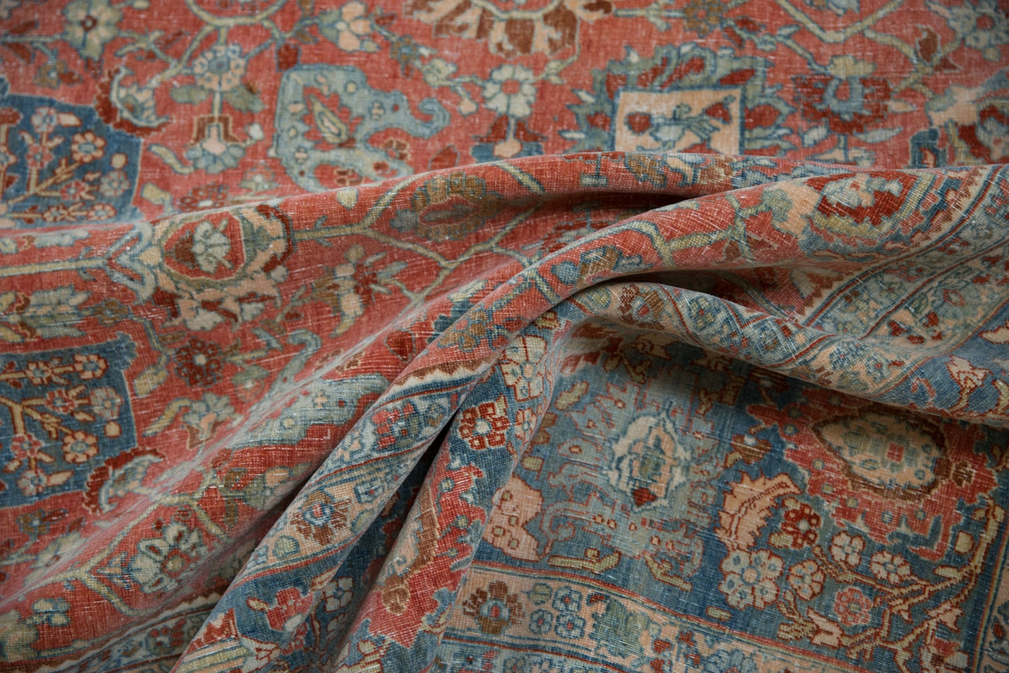 11x18 Vintage Distressed Bijar Carpet