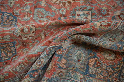 11x18 Vintage Distressed Bijar Carpet
