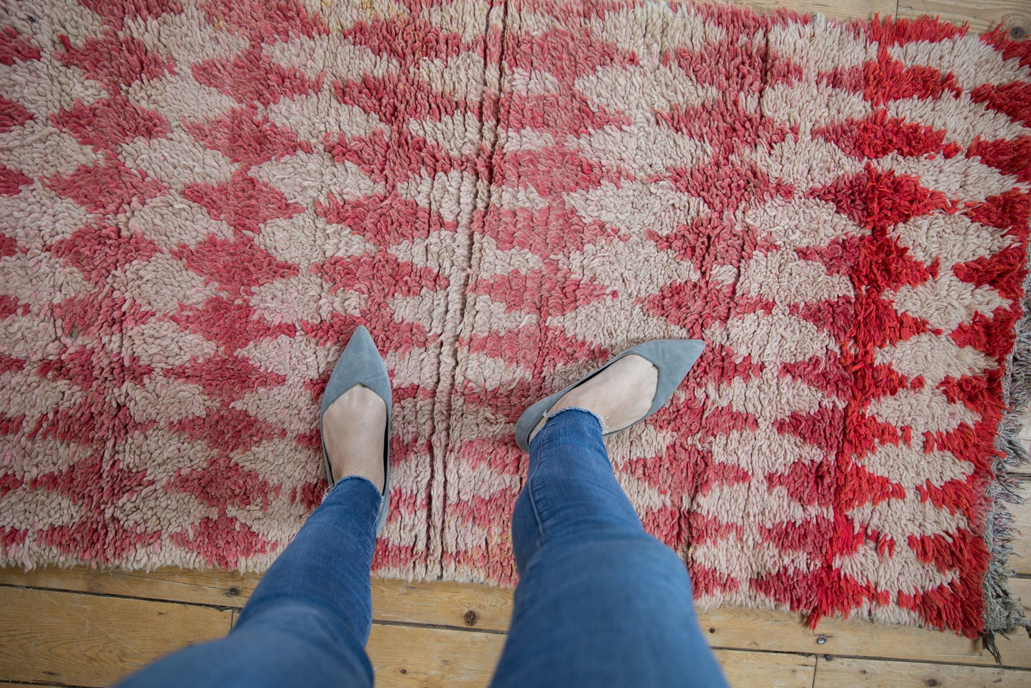 3x5.5 Vintage Moroccan Rug