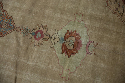 8x12 Vintage Distressed Tabriz Carpet