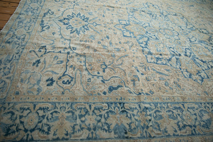 9.5x12.5 Vintage Distressed Heriz Carpet