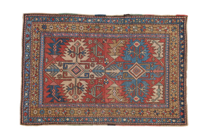 3.5x5 Vintage Heriz Rug