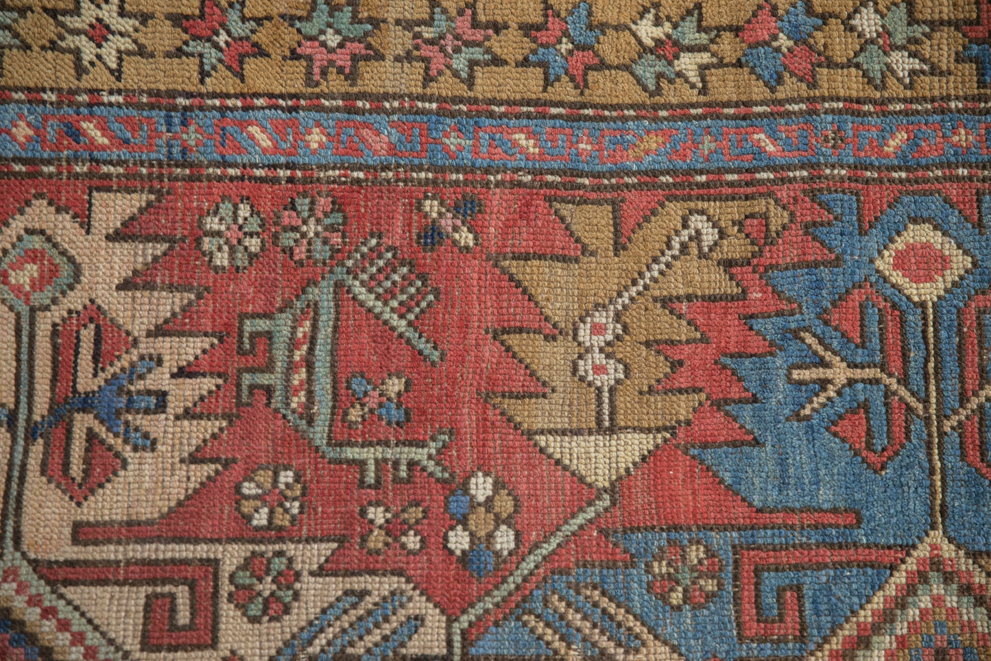 3.5x5 Vintage Heriz Rug
