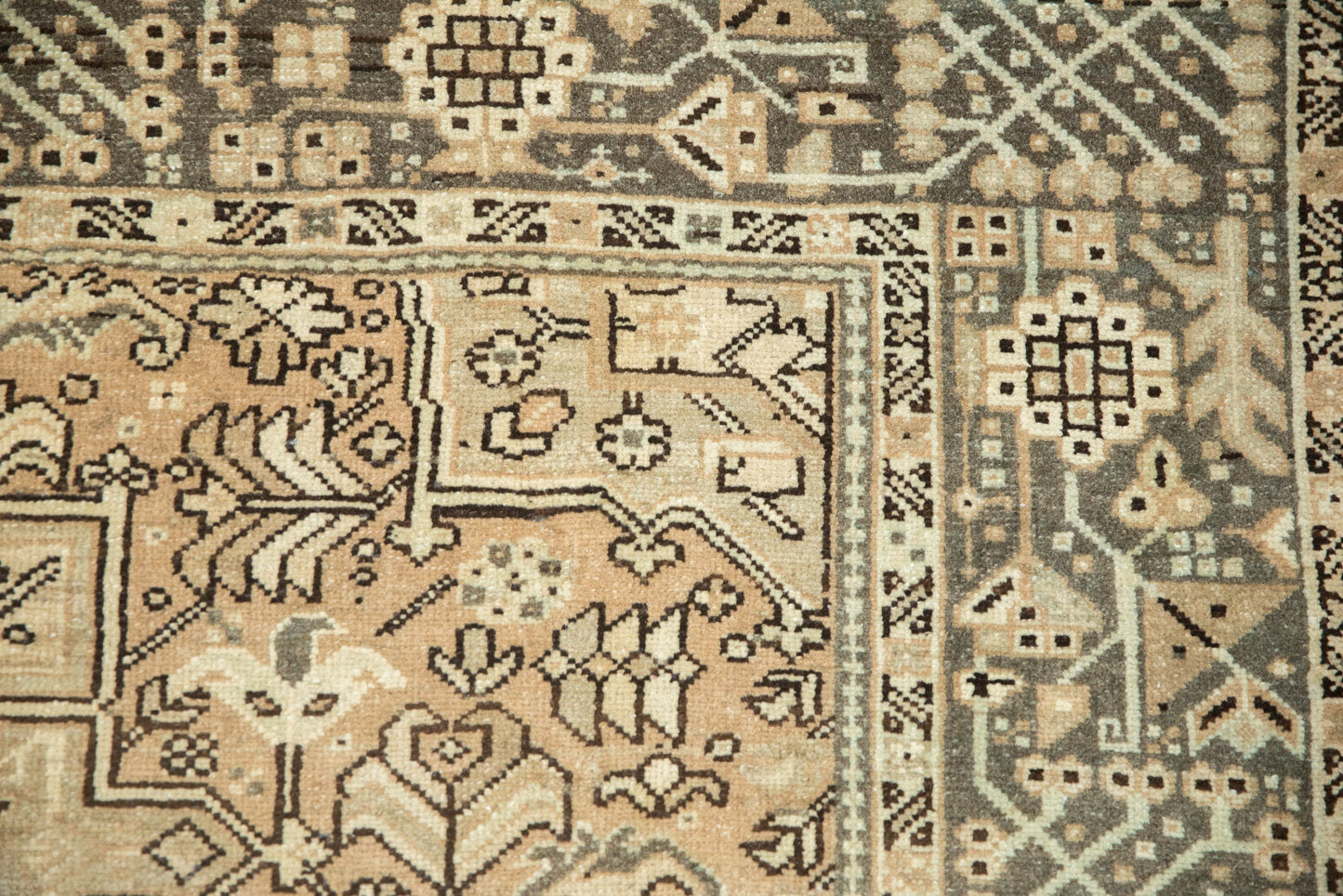 5x12.5 Vintage Distressed Karaja Rug Runner