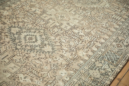 5x12.5 Vintage Distressed Karaja Rug Runner