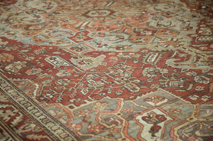 11.5x15 Vintage Distressed Baktiari Carpet