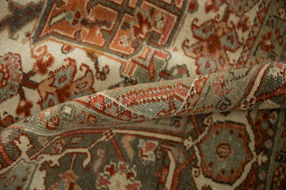 8.5x11.5 Vintage Distressed Heriz Carpet