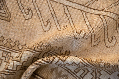 6x10.5 Vintage Distressed Kars Carpet