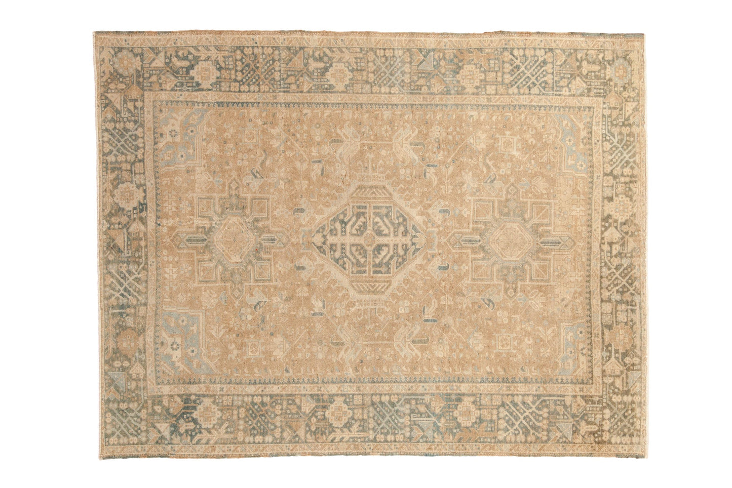 5x6.5 Vintage Distressed Karaja Rug