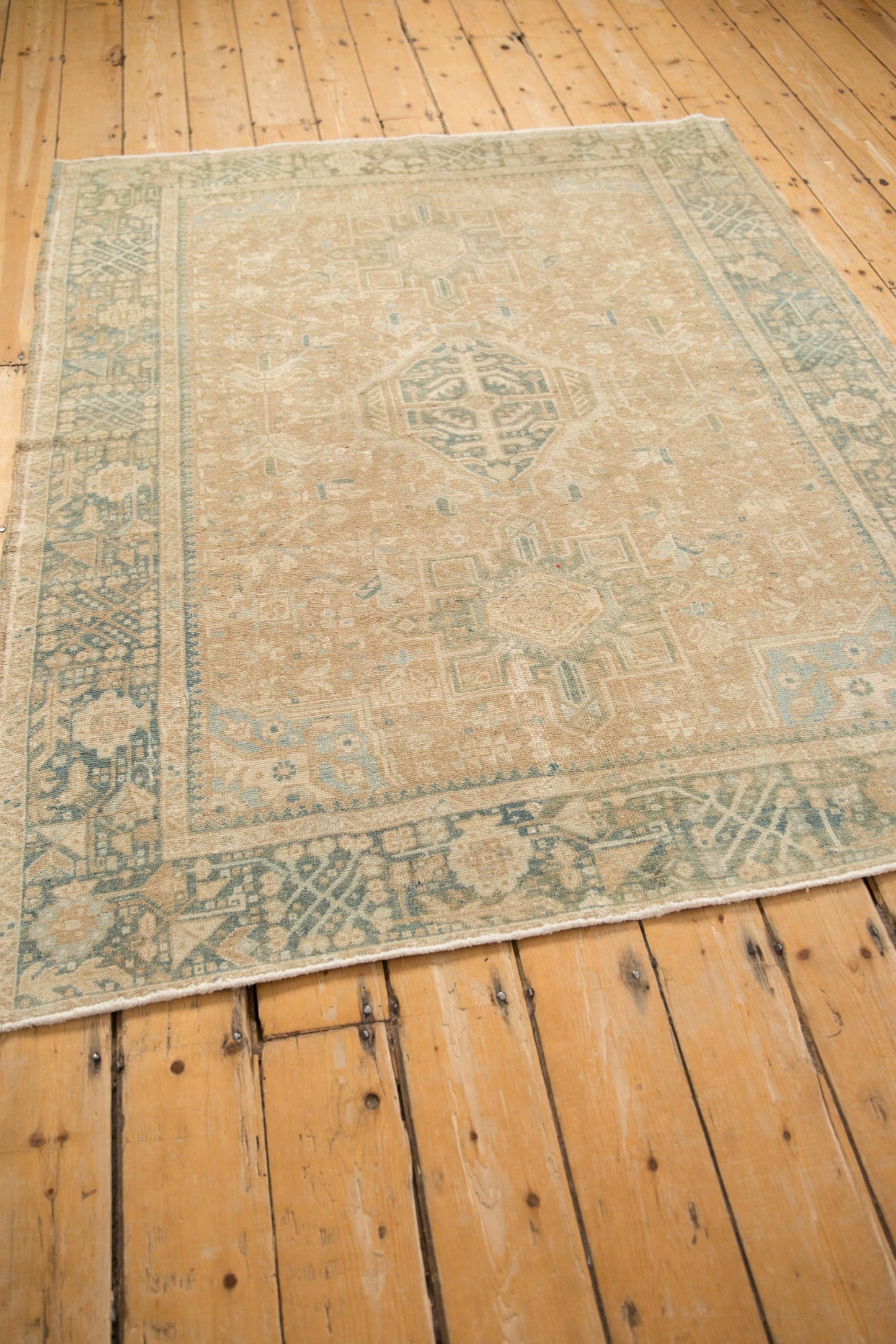 5x6.5 Vintage Distressed Karaja Rug