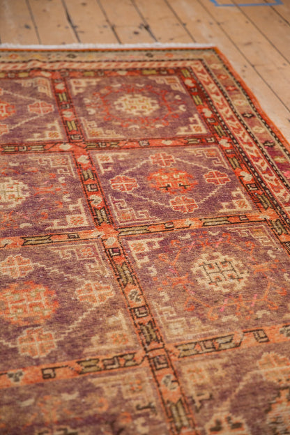 4x7 Vintage Distressed Khotan Rug