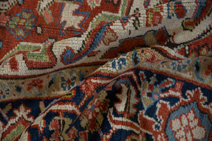 7.5x11 Vintage Heriz Carpet